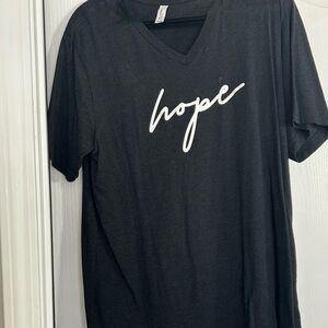 Bella+Canvas Heather Gray V-Neck T-Shirt